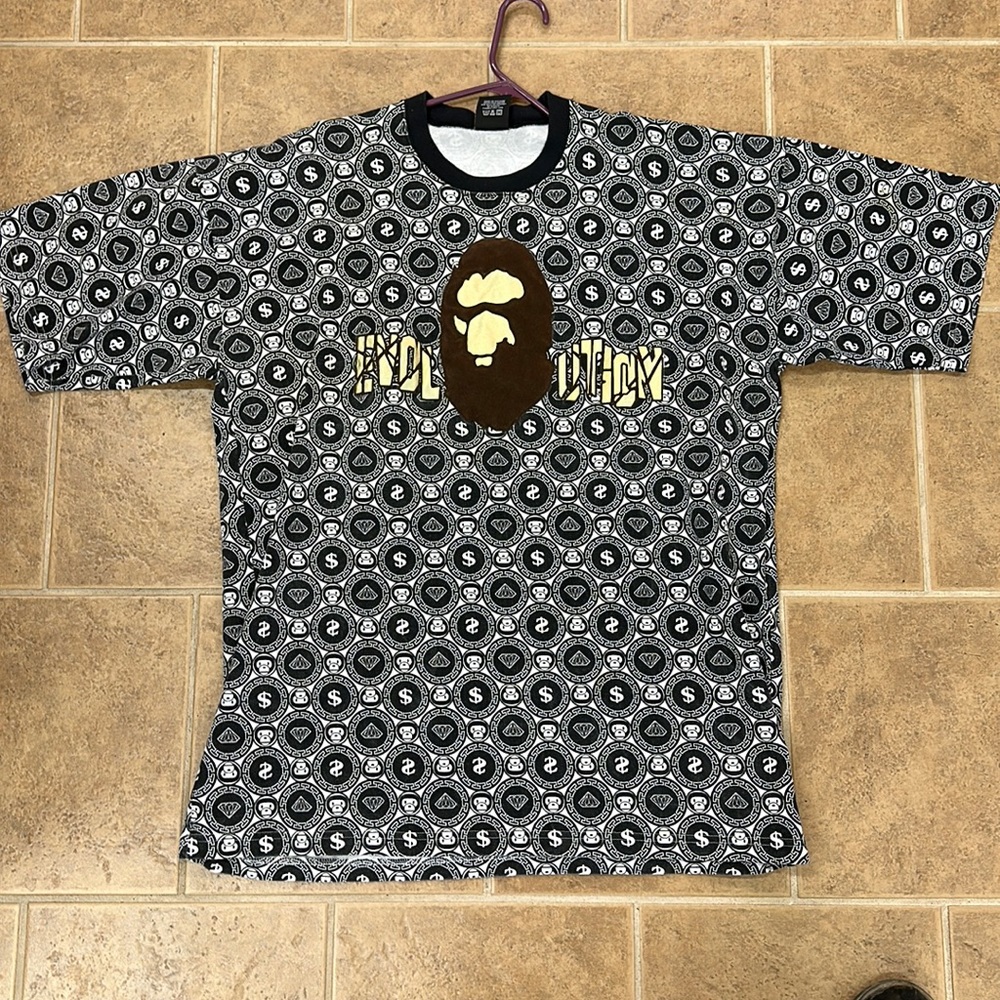 vintage LOOX Wear BAPE Ape Super heavy 3XL tall Evolution Diamond Money Nice￼